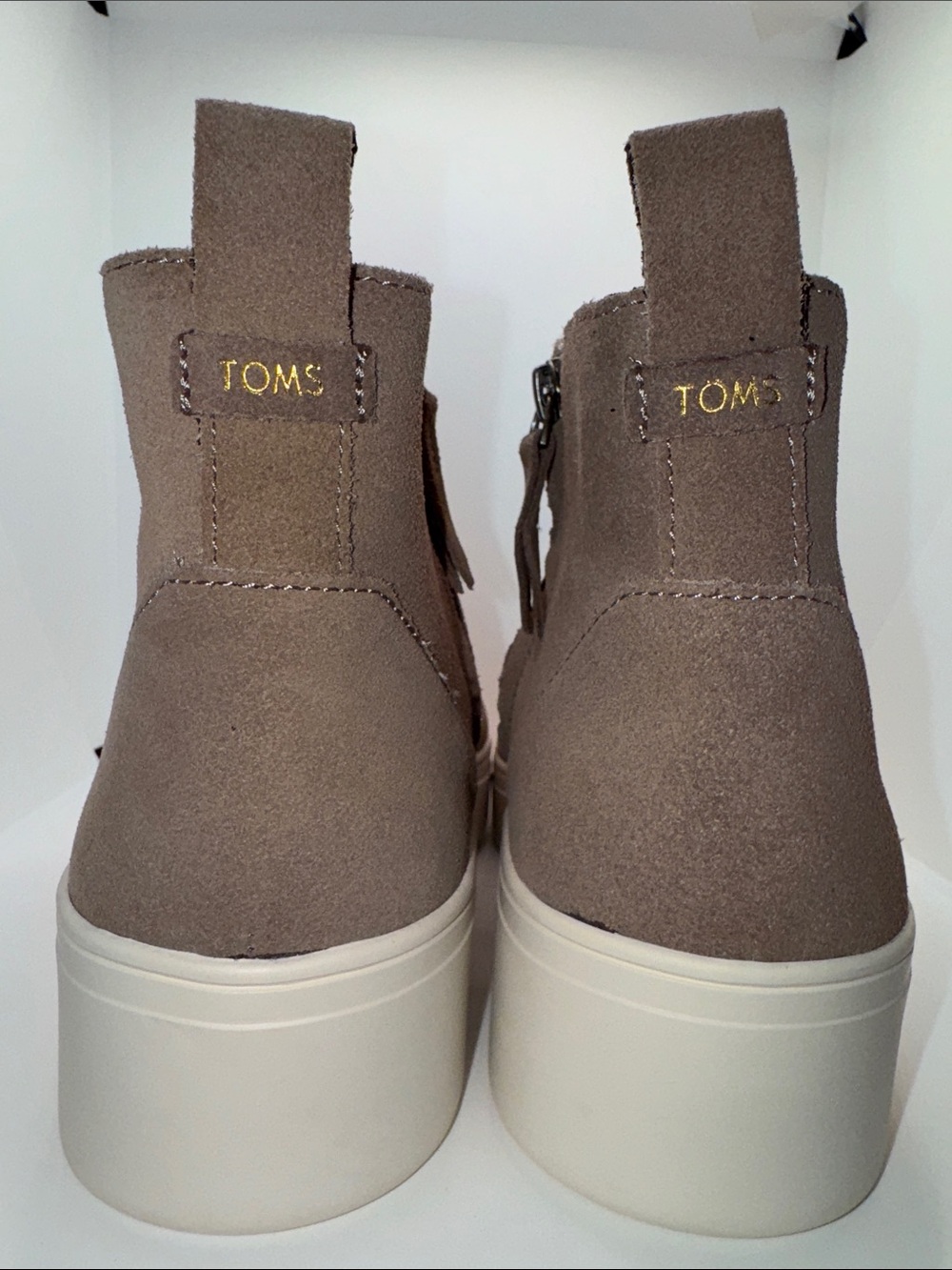 TOMS Jamie Suede Ankle Boots Sneaker Boot Women’s 10 - Picture 6 of 10